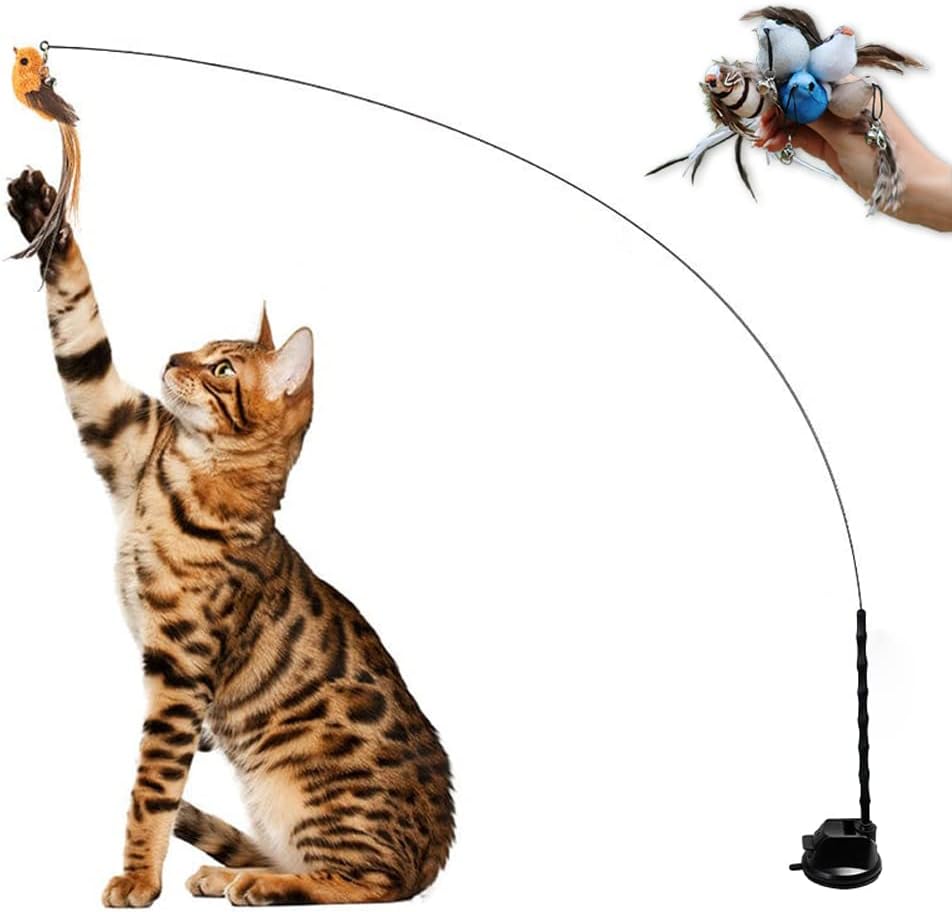 FlutterPounce Interactive Bird Simulation Cat Toy