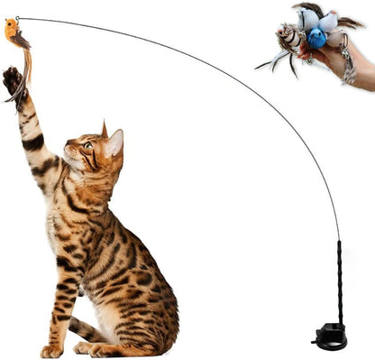 FlutterPounce Interactive Bird Simulation Cat Toy