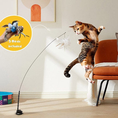 FlutterPounce Interactive Bird Simulation Cat Toy